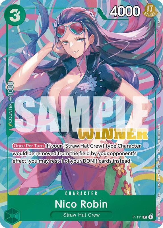 Nico Robin (Heroines Battle Winner Pack) , Promo P-111 2