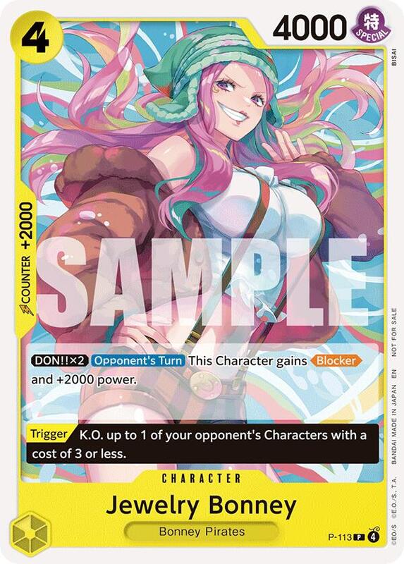 Jewelry Bonney (Heroines Battle Pack) , Promo P-113 1