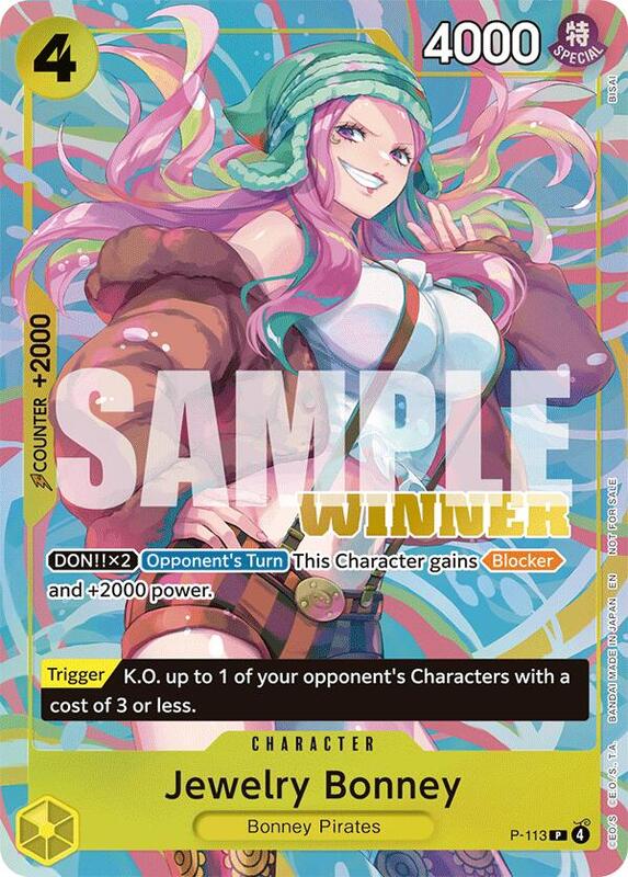Jewelry Bonney (Heroines Battle Winner Pack) , Promo P-113 2