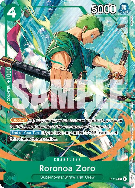 Roronoa Zoro (114) , Promo P-114 1