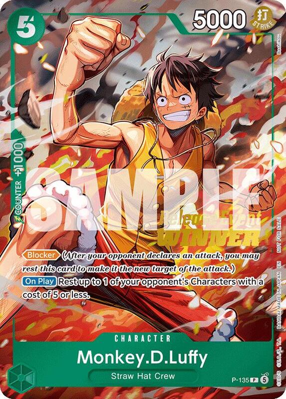 Monkey.D.Luffy (OP16 Release Event Winner) , Promo P-135 1