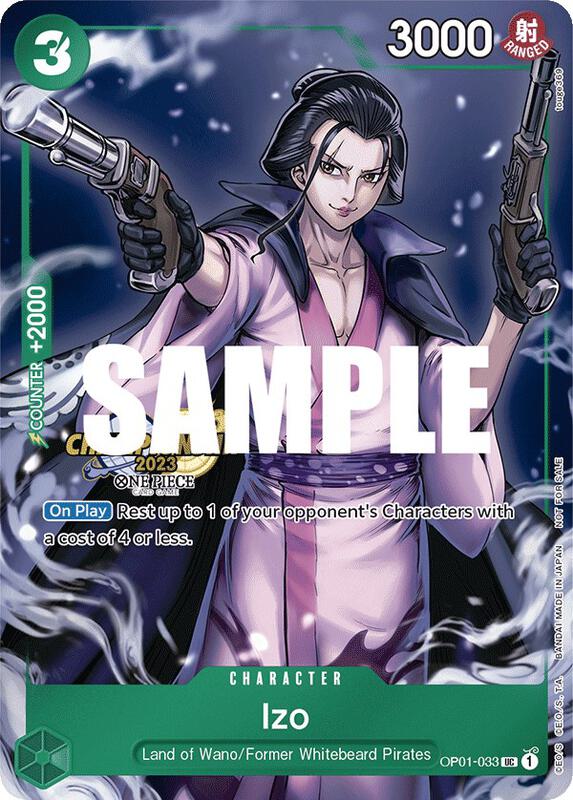 Izo (CS 2023 Celebration Pack) , Promo OP01-033 1