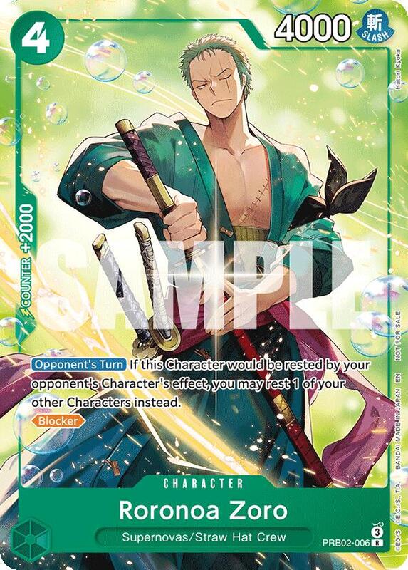 Roronoa Zoro (Welcome Pack 2026 Vol.1) , Promo PRB02-006 1