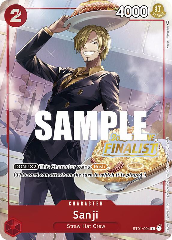 Sanji (Offline Regional 2023) [Finalist] , Promo ST01-004 1