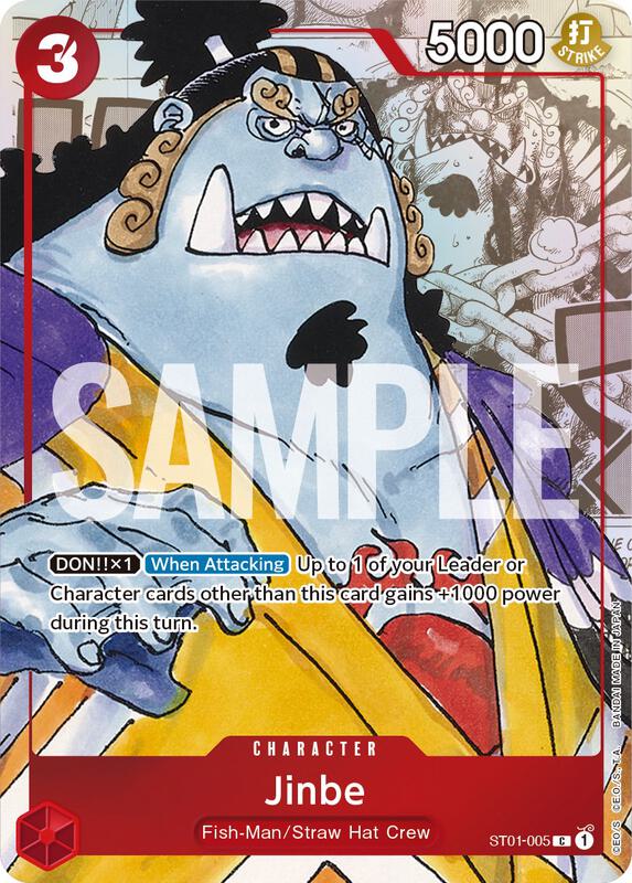 Jinbe - ST01-005 (Alternate Art) , Promo ST01-005 2