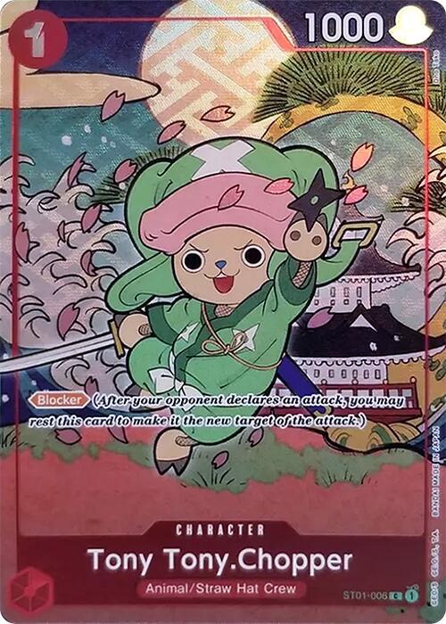 Tony Tony.Chopper (English Version 1st Anniversary Set) , Promo ST01-006 2
