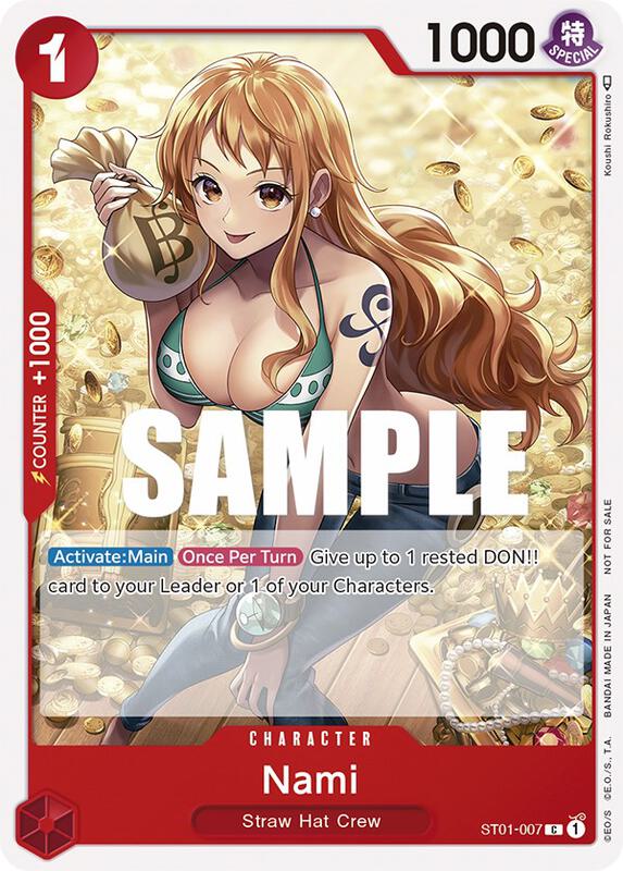Nami (Tournament Pack Vol. 3) [Participant] , Promo ST01-007 4