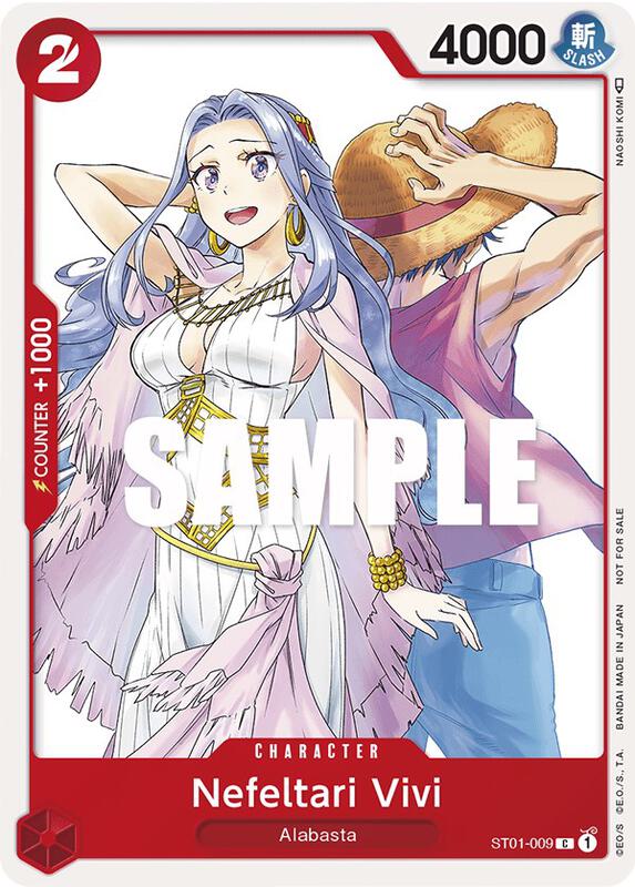 Nefeltari Vivi (OP-03 Pre-Release Tournament) [Participant] , Promo ST01-009 1