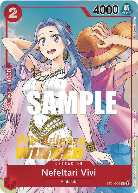Nefeltari Vivi (OP-03 Pre-Release Tournament) [Winner] , Promo ST01-009 2