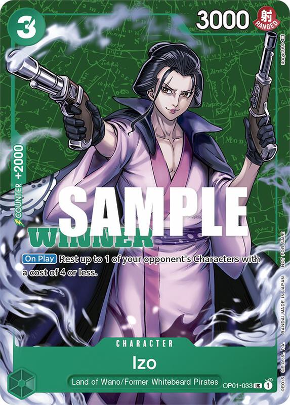 Izo (Tournament Pack Vol. 2) [Winner] , Promo OP01-033 4