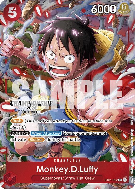 Monkey.D.Luffy (CS 2024 Celebration Pack) , Promo ST01-012 1