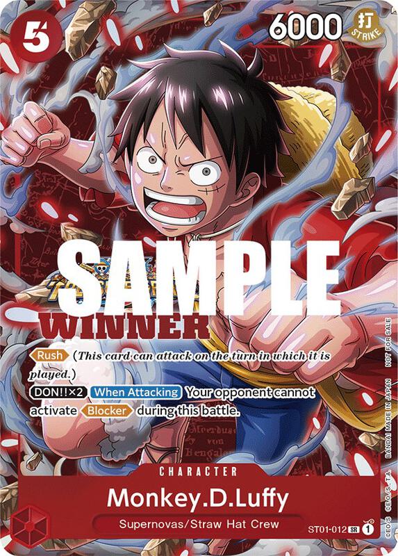 Monkey.D.Luffy (Winner Pack Vol. 5) , Promo ST01-012 3