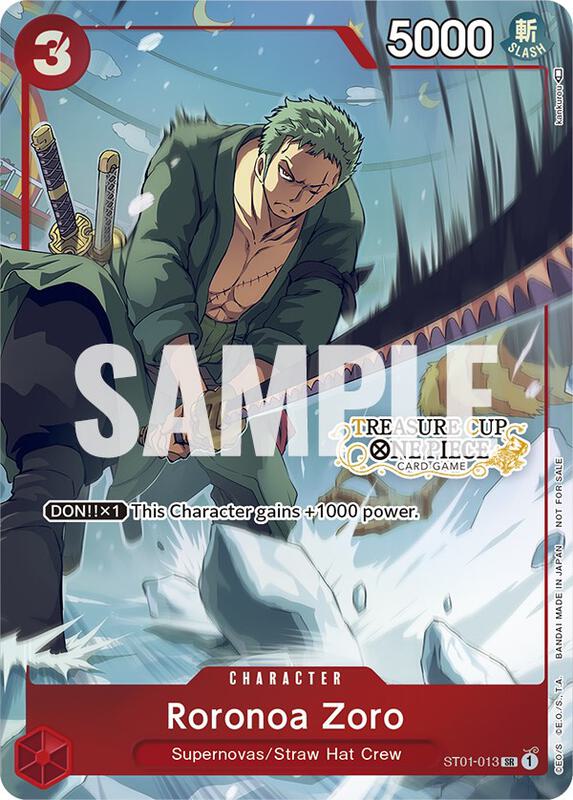 Roronoa Zoro - ST01-013 (Treasure Cup) , Promo ST01-013 3