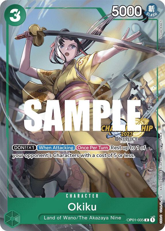 Okiku (CS 2023 Celebration Pack) , Promo OP01-035 1