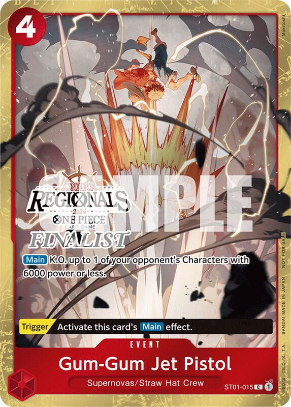 Gum-Gum Jet Pistol (Online Regional 2024) [Finalist] , Promo ST01-015 3