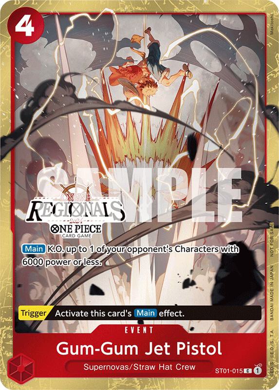 Gum-Gum Jet Pistol (Online Regional 2024) [Participant] , Promo ST01-015 4
