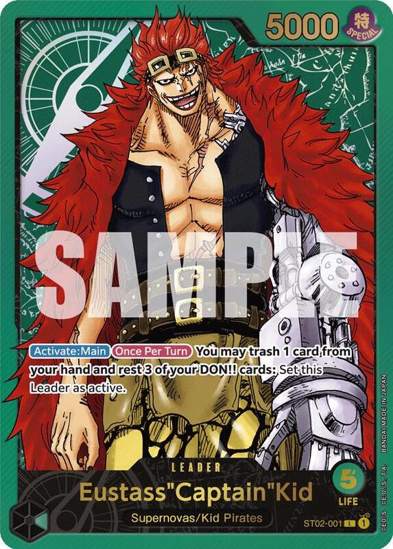 Eustass"Captain"Kid (Premium Card Collection -Leader Collection-) , Promo ST02-001 1
