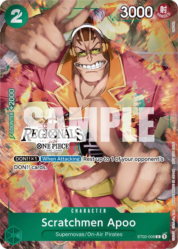 Scratchmen Apoo (Offline Regional 2024) [Participant] , Promo ST02-008 2