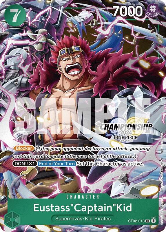 Eustass"Captain"Kid (CS 2024 Celebration Pack) , Promo ST02-013 1