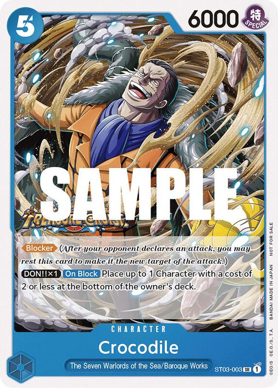 Crocodile (Tournament Pack Vol. 5) , Promo ST03-003 2