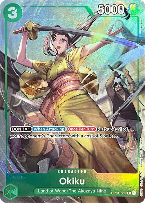 Okiku (Premium Card Collection -BANDAI CARD GAMES Fest. 23-24 Edition-) , Promo OP01-035 3