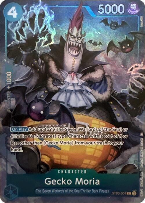 Gecko Moria (Seven Warlords of the Sea Binder Set) , Promo ST03-004 1