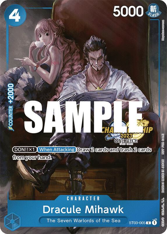 Dracule Mihawk (CS 2023 Celebration Pack) , Promo ST03-005 1
