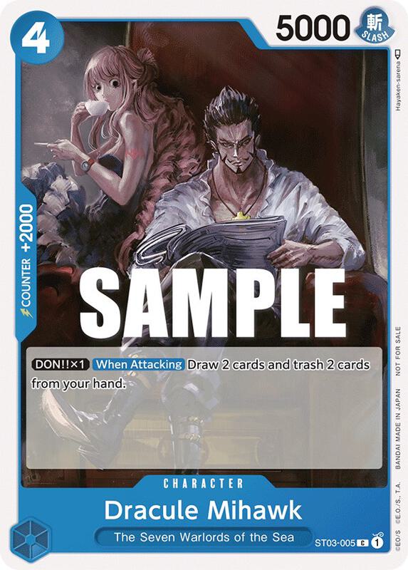Dracule Mihawk (Tournament Pack Vol. 4) , Promo ST03-005 2