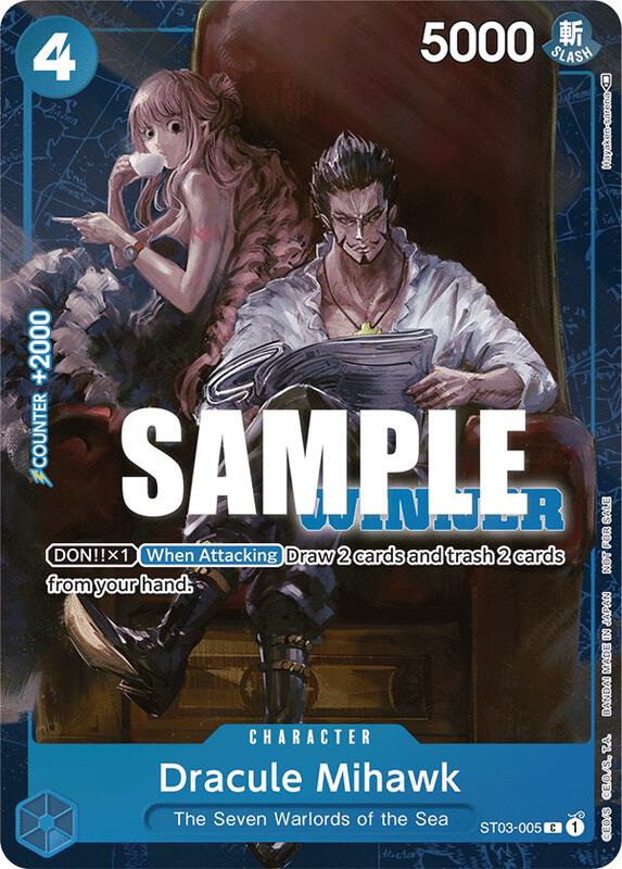 Dracule Mihawk (Winner Pack Vol. 4) , Promo ST03-005 3
