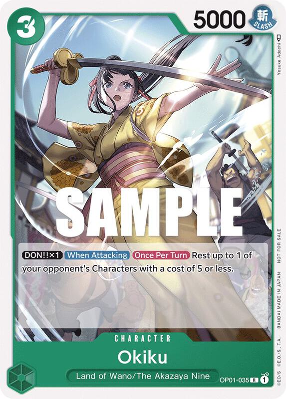 Okiku (Tournament Pack Vol. 4) , Promo OP01-035 4