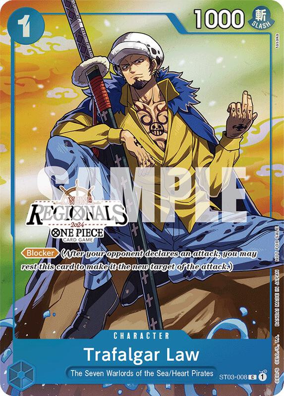 Trafalgar Law (Online Regional 2024 Vol. 2) [Participant] , Promo ST03-008 6