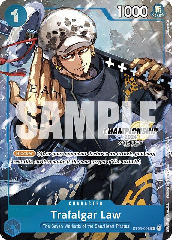 Trafalgar Law - ST03-008 (CS 2024 Event Pack Finalist) , Promo ST03-008 7