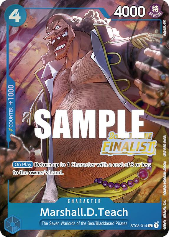 Marshall.D.Teach (Offline Regional 2023) [Finalist] , Promo ST03-014 2