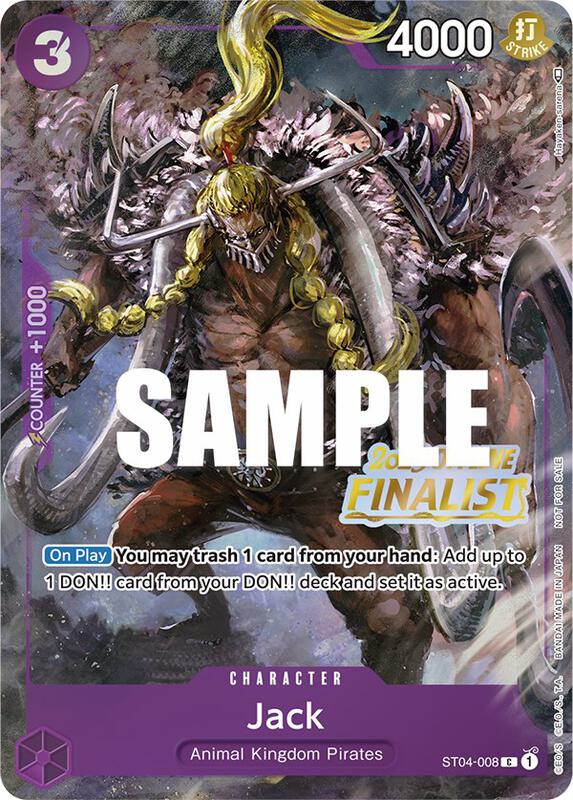 Jack (Offline Regional 2023) [Finalist] , Promo ST04-008 1