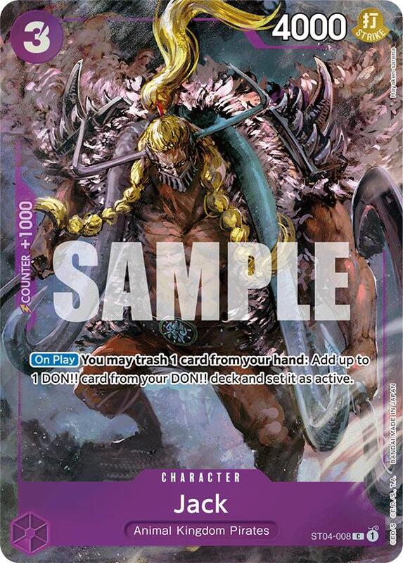 Jack (Premium Card Collection -BANDAI CARD GAMES Fest. 23-24 Edition-) , Promo ST04-008 6