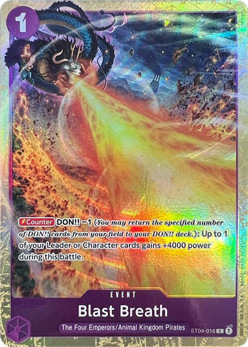 Blast Breath (Premium Card Collection -Best Selection Vol. 1-) , Promo ST04-016 1