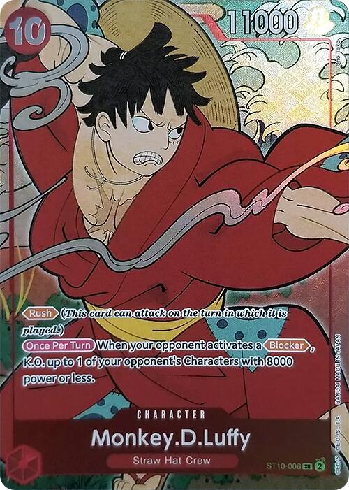 Monkey.D.Luffy (English Version 1st Anniversary Set) , Promo ST10-006 1