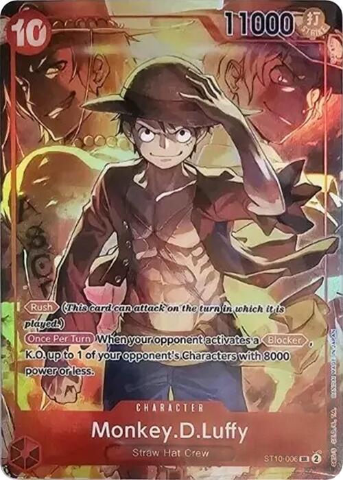 Monkey.D.Luffy (Treasure Booster Set) , Promo ST10-006 3