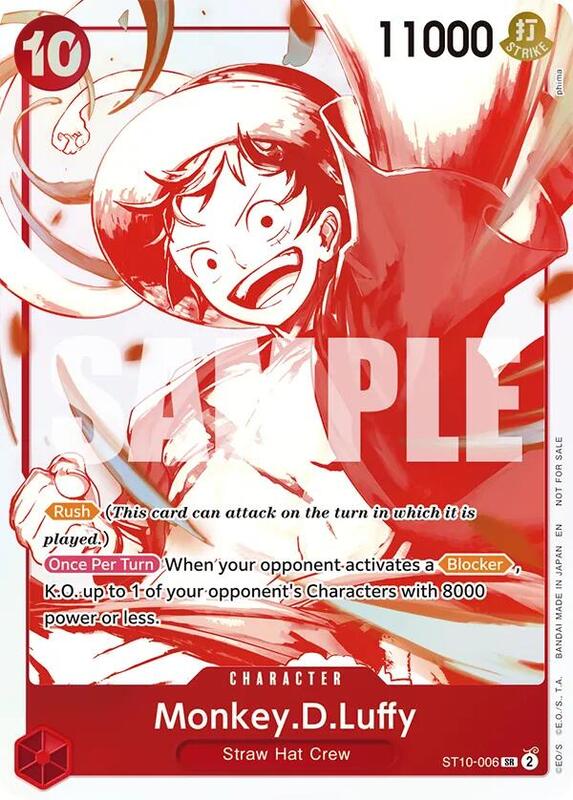 Monkey.D.Luffy - ST10-006 (3rd Anniversary Treasure Campaign Pack) , Promo ST10-006 4