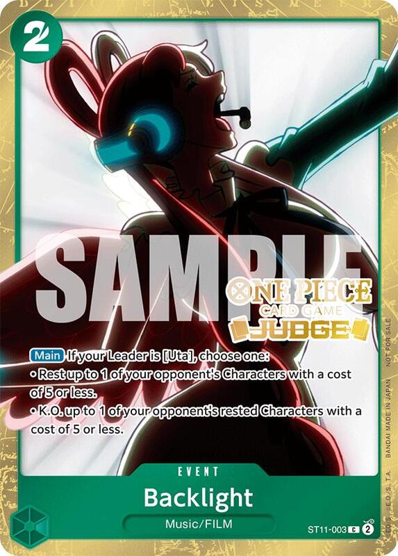 Backlight (Judge Pack Vol. 5) , Promo ST11-003 1