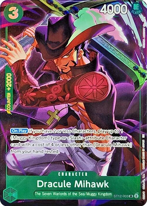 Dracule Mihawk (Illustration Box Vol.4) , Promo ST12-003 1