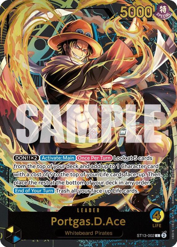 Portgas.D.Ace (Premium Card Collection -Leader Collection-) , Promo ST13-002 2