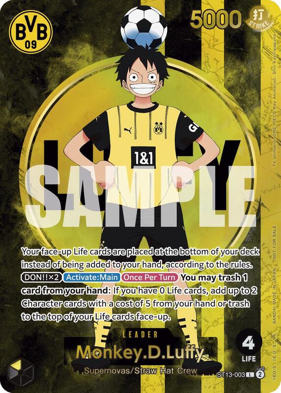 Monkey.D.Luffy (BVB x One Piece Campaign) , Promo ST13-003 2