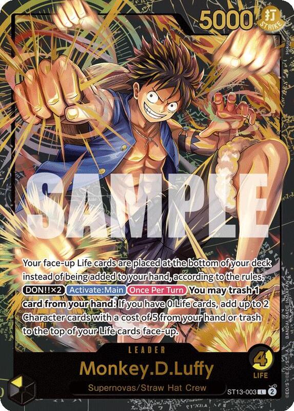 Monkey.D.Luffy (Premium Card Collection -Leader Collection-) , Promo ST13-003 3
