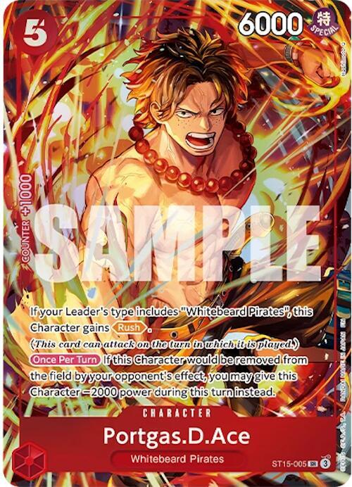 Portgas.D.Ace (Illustration Box Vol.5) , Promo ST15-005 2