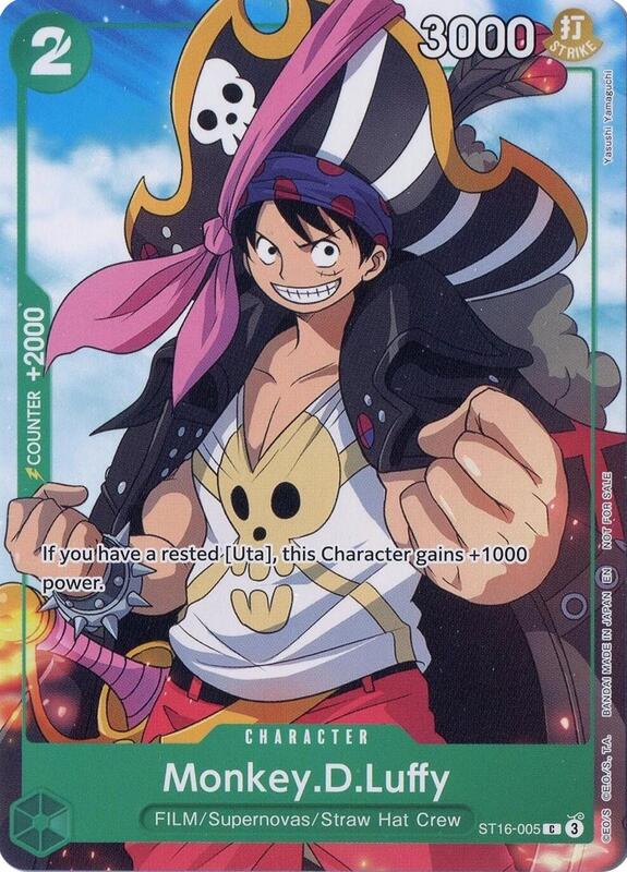 Monkey.D.Luffy (Welcome Pack Vol. 2) , Promo ST16-005 3