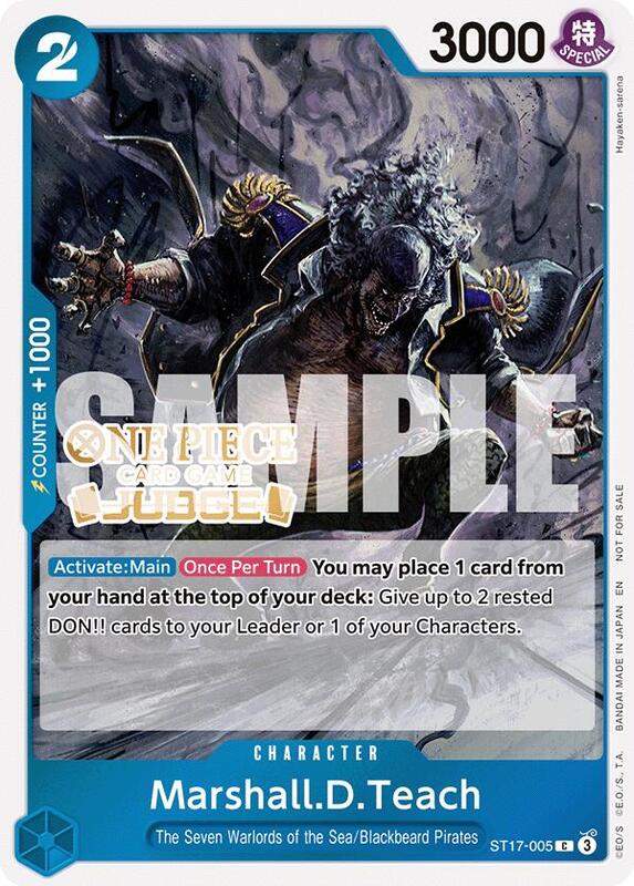 Marshall.D.Teach (Judge Pack Vol. 7) , Promo ST17-005 1