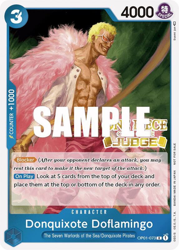 Donquixote Doflamingo (Judge) , Promo OP01-073 1
