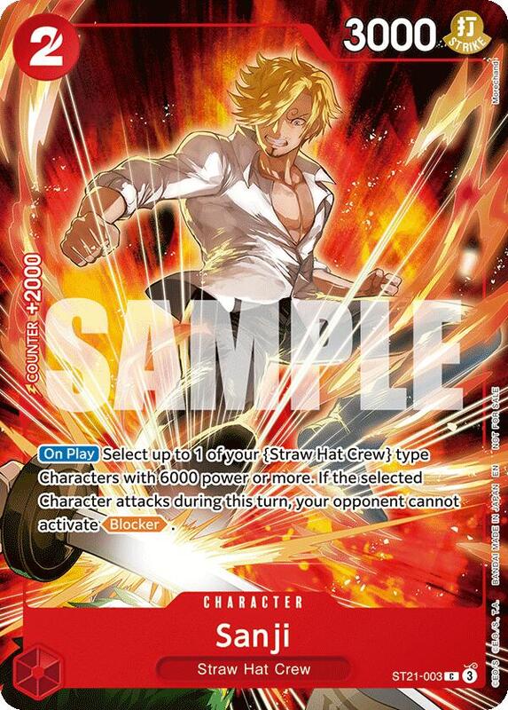 Sanji (Welcome Pack 2026 Vol.1) , Promo ST21-003 1