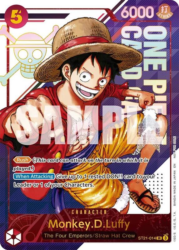 Monkey.D.Luffy - ST21-014 (3rd Anniversary Treasure Campaign Pack) , Promo ST21-014 1